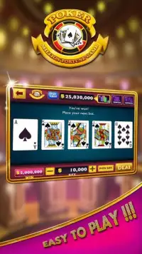 Video Poker : Million Fortune Screen Shot 13