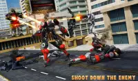 Moto Robot Transform: Extreme Stunt Hero Perang Ro Screen Shot 3