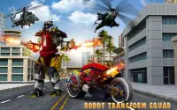 Moto Robot Transform: Extreme Stunt Hero Perang Ro Screen Shot 11