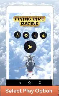 Flying Bike Racing Screen Shot 4