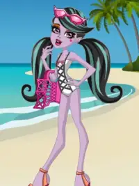 Monsters Fashion Style Dress up Makeup Game Screen Shot 2