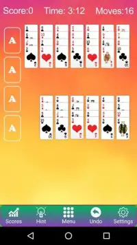 Spider Solitaire-Solitaire free Screen Shot 4