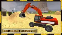 Excavator ኮንስትራክሽን አስመሳይ 2016 Screen Shot 3