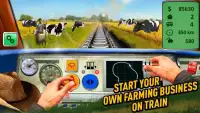 Farm Simulator Train - Farming and tractor games Screen Shot 2