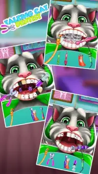 Talking Cat Dentist Salon Screen Shot 0