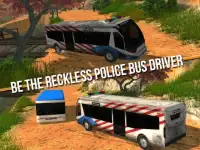 Police Bus Uphill Driving Screen Shot 2