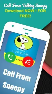 Phone Call Simulator For Snoopy Screen Shot 3