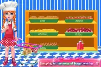 Smoky Burger Maker Chef-Cooking games untuk anak p Screen Shot 3