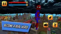 Stickman Spider Hero 3D Screen Shot 0