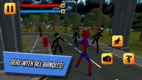 Stickman Spider Hero 3D Screen Shot 2