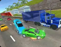 High Speed Traffic Car Driving Road Race Simulator Screen Shot 9