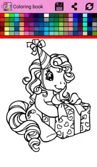 Coloring Book For Little Pony Screen Shot 4
