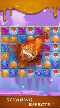 Jelly Gummy - Funny Crush Match 3 Puzzle Game Screen Shot 1