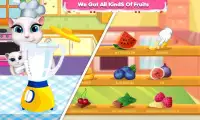 Talking Cat Ice Cream Maker - Cooking Game Screen Shot 2
