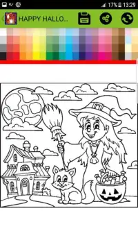 Happy Halloween Coloring Book Screen Shot 0