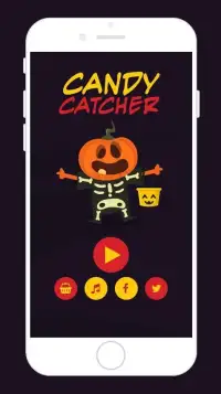 Candy Catcher: Halloween Game Screen Shot 2