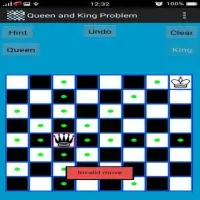 Chess Queen and King Problem Screen Shot 4
