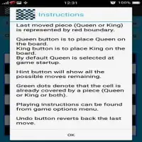 Chess Queen and King Problem Screen Shot 6