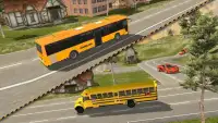 School Bus Driving Up Hill Rush - Free Bus Games Screen Shot 6