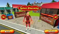 Hoverboard Pizza Delivery Surfer 3d Screen Shot 0