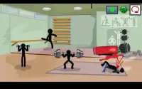 Stickman in the Gym Screen Shot 2
