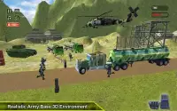 Army Oil Truck Driving 3D Screen Shot 1
