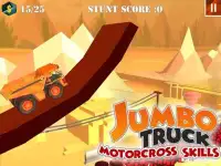 Big Truck mmx Uphill Top stunt Screen Shot 3
