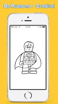 Как рисовать SuperHeroes Lego Screen Shot 0