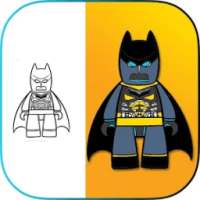 How To Draw SuperHeroes Lego
