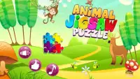 Animal Jigsaw Puzzles - Free Kids Games Screen Shot 0