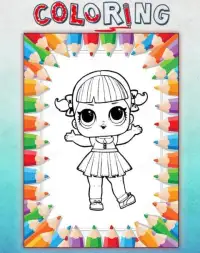 How To Color LOL Doll Surprise -New lol doll games Screen Shot 1
