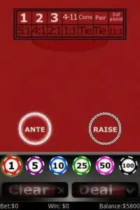 Red Dog Poker Screen Shot 0