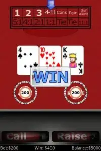 Red Dog Poker Screen Shot 2