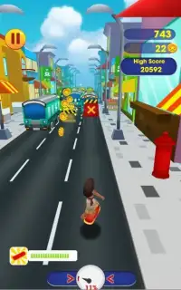 Princess Moa : Bus & Subway Dash 3D Screen Shot 3