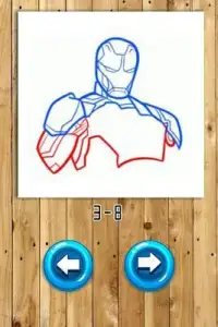 how to draw SuperHeroes characters step by step Screen Shot 3