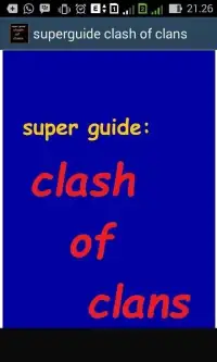 Guide : Clash of Clans Screen Shot 1