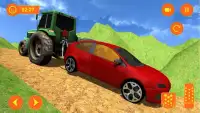 тяжелый Трактор Тянуть 3d : Автомобиль буксировка Screen Shot 4