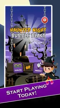 Haunted Night Bubble Blast Screen Shot 5