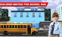 New City Schoolbus driver Simulation 3d Screen Shot 2