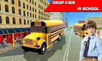 New City Schoolbus driver Simulation 3d Screen Shot 0