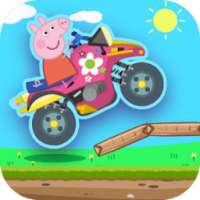 Pepa Happy Pig Racing Motorcycle