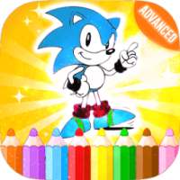 Advance Coloring book For Sonic Hero Dash