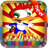 Woody super woodpecker Coloring