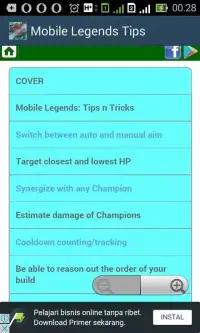 Mobile Legends Tips Screen Shot 4