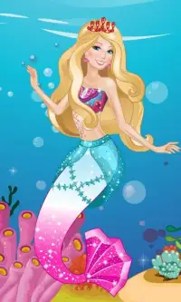 Dress Up Barbie A Mermaid Tale Screen Shot 1