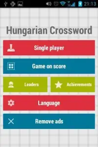 Hungarian Crossword Screen Shot 7