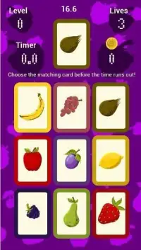 Memoria: Fruit Mania - A Game For Seniors Screen Shot 0