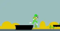 Samurai Green Rangers run game Screen Shot 0