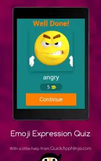 Emoji Expressions Quiz Screen Shot 4