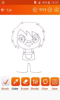 How To Draw Killer Chucky (killer chucky game 2) Screen Shot 3
